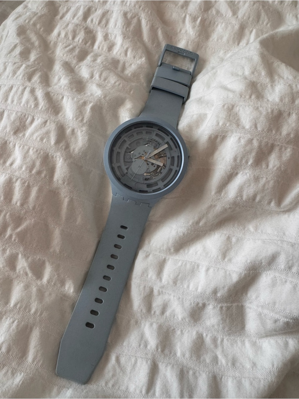 Blue Bioceramic Swatch Watch - worn only 4x